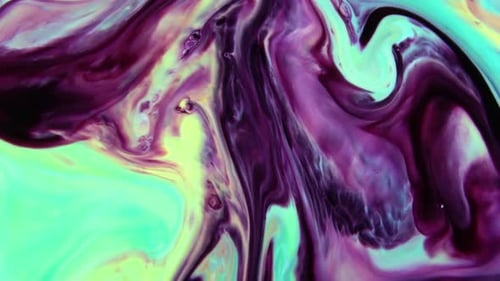 Abstract Vivid Colours Psychedelic Paint Spreading Texture 38