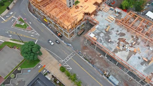 Housing Development View Construction New Residential Home