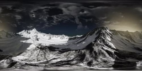 VR 360 Norway Mountains Severe Landscape