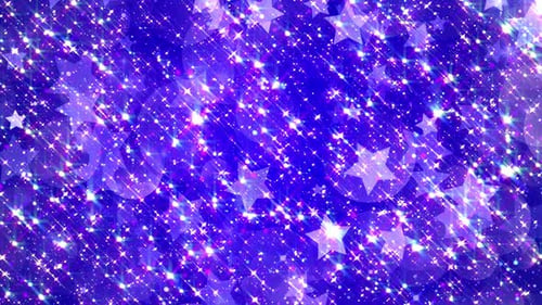 Fond en boucle d'étoiles lumineuses 4K