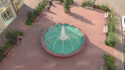 Fountain On The Yard
