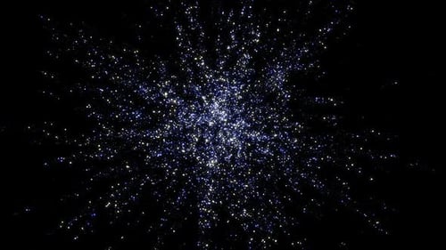 Glitzernde Partikel-Animation HD