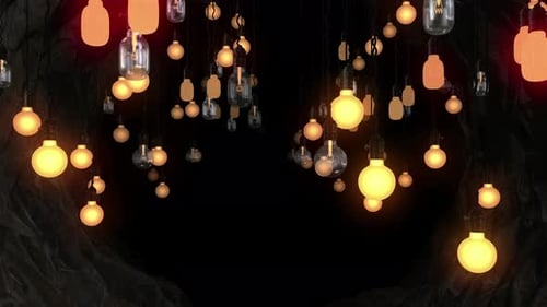 Light Bulb Tunnel 01 4k