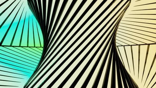 Hypnotic 3d Tunnel with Lines Rotates