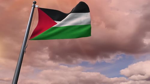 Bandeira da Palestina 4K