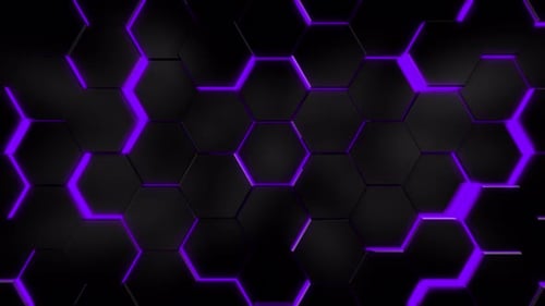 Lila Sechsecke Hintergrund