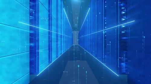 Cloud Computing-Datenbank-Serverraum