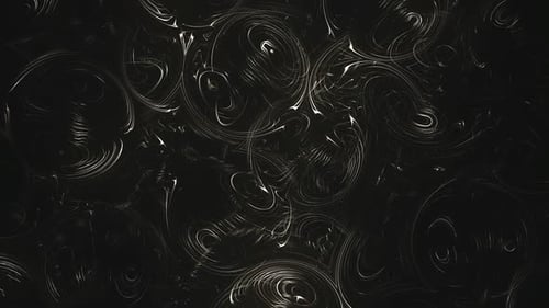 Abstract Glowing White Swirling Lines Motion Background