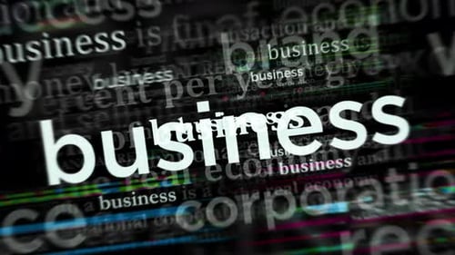 Headline News titres médias avec commerce d'affaires et commerce en boucle transparente