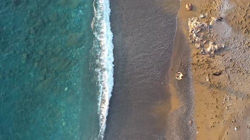 Man Enter the Water Turkey Alanya