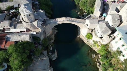 Osmanische Architekturbrücke Bosnien