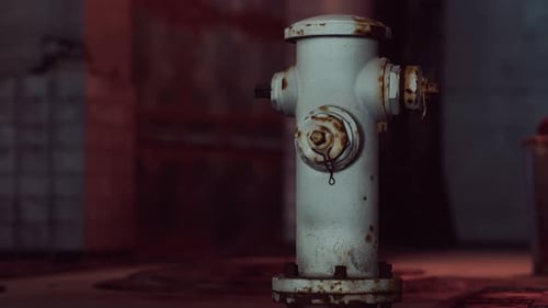 Fire Hydrant in Small Town