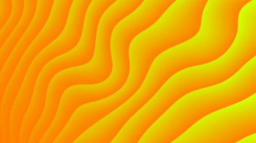 Smooth Liquid Gradient Waves Abstract Looping Background