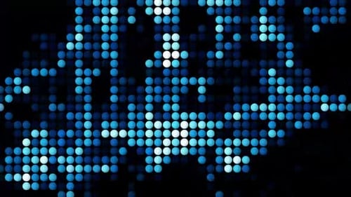 Abstrakte, lebendige, pixelige Grafiken, digitales