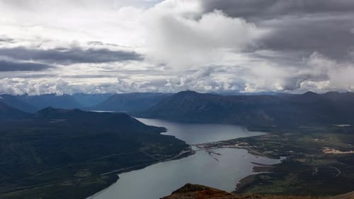 Laps de temps de Carcross au Yukon, Canada