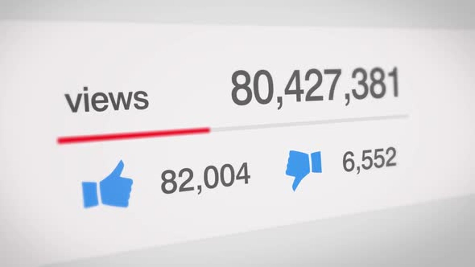 Increasing Social Media View Counter, Infographics Motion Graphics ft ...