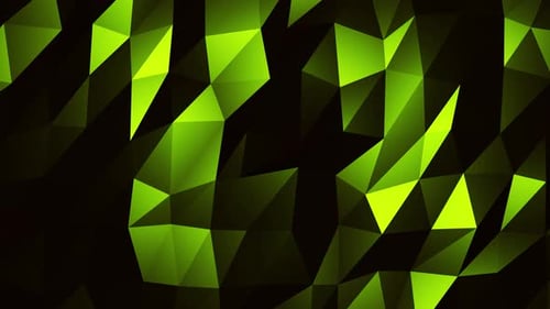 Grüner polygonaler Hintergrund
