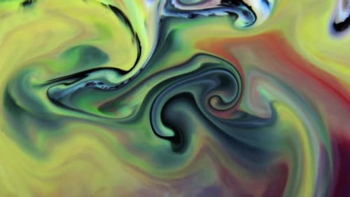 Abstract Colors Fluid Motion Background