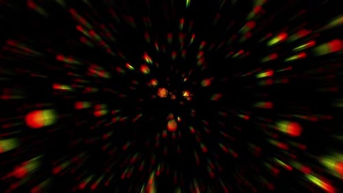 Abstract Hyper-Speed Light Streaks Background Animation