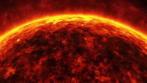 Concept 5-U1 Blick auf die realistische Sonne aus dem All