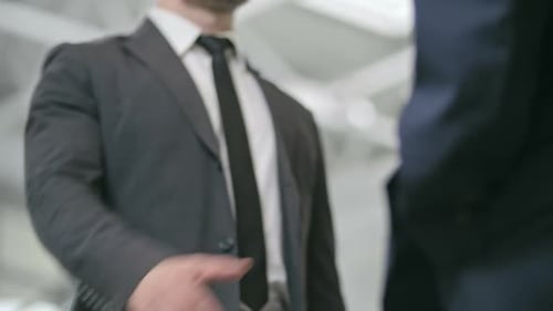 Shaking Hand of Colleague