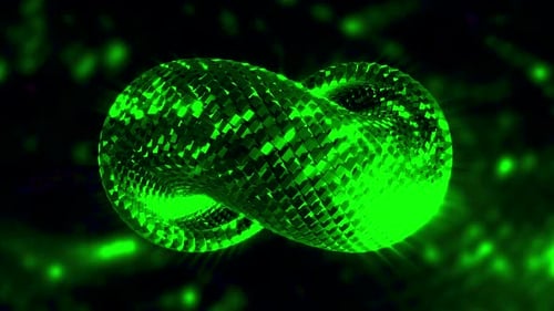 Espiral retorcido 3D en bucle