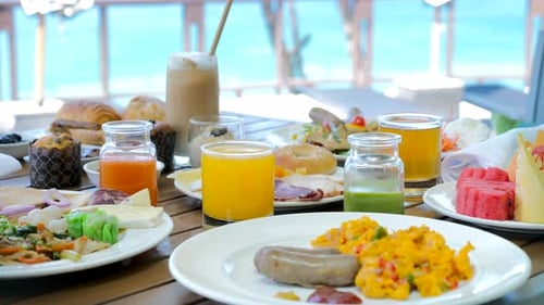 Breakfast at the Hotel By the Sea