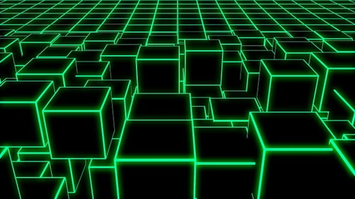 Abstrakte Linienbox-Hintergrund