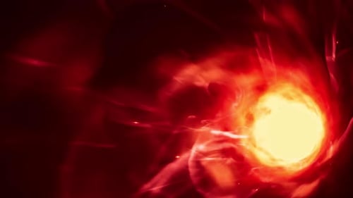 Abstract Energy Colored Tunnel Portal