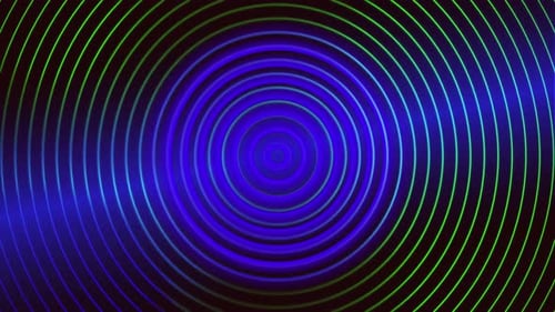 Abstrakte digitale rote bunte Equalizer-Audio-Wellen Kreis bunter Hintergrund