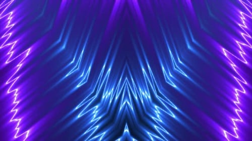 Abstrakte Hologramm-Neon-Hintergrund 4K 15