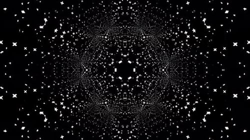 Abstract Starfield Tunnel Seamless Loop Background