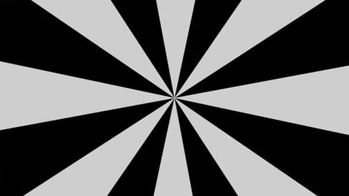 Abstract Geometric Radial Pattern Rotating Background Loop