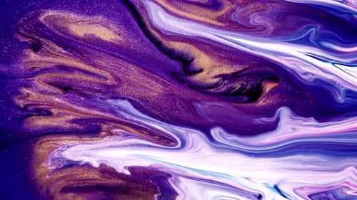 Abstract Fluid Art Background with Vibrant Colors