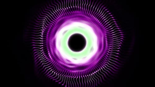 Moving Colored Particle Tunnel V3