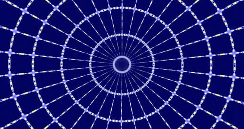 Looped kaleidoscope Abstract Symmetrical Of Geometric Seamless Pattern shape