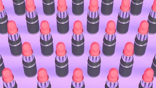 Beautiful Red Collection Lipstick Cosmetic Products Beauty Fashion Skin Care Able to Loop Seamless