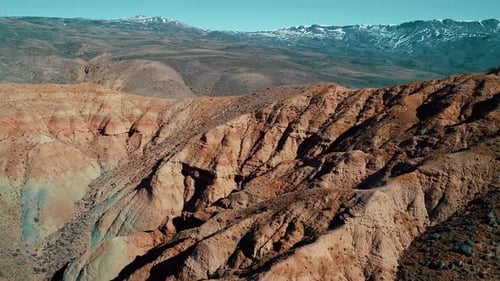 Aerial View At The Colorful Red Rocks