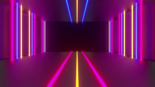 Neon Tunnel 02 Hd