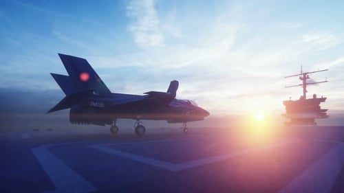 Kämpfer bei Sonnenaufgang