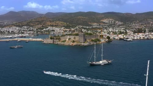 Aerial View Of Bodrum Castle