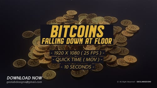 Bitcoins fallen auf den Boden