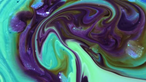Psychedelic Cosmos Galaxy Paint Texture Background