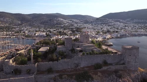Aerial view of Bodrum - Turkey.
