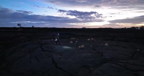 Explorador em viagem