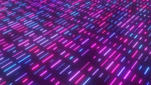 Dynamic Neon Grid Lines Animated Loop Background