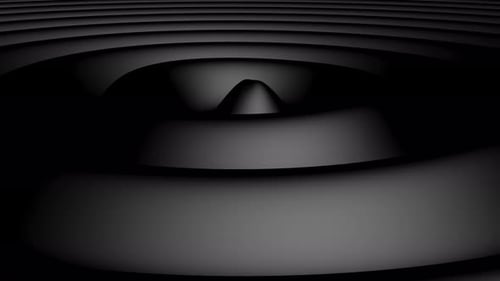 Futuristic Black Waves Tech Able To Loop Seamless