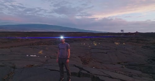 Explorador em viagem