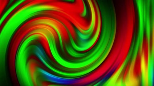 Vibrant Swirling Fluid Colors Abstract Motion Background Loop