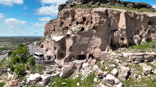 Las mejores texturas de Capadocia vista aérea 4K Turquía